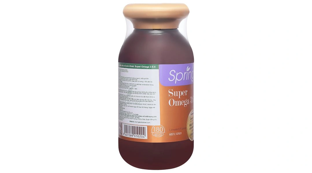 Thực phẩm bảo vệ sức khỏe SpringLeaf Super Omega 3:6:9 lọ 180 viên - 4