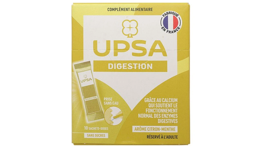 Thực phẩm bảo vệ sức khỏe Upsa Digestion hương chanh bạc hà hộp 10 gói x 2.5g - 2