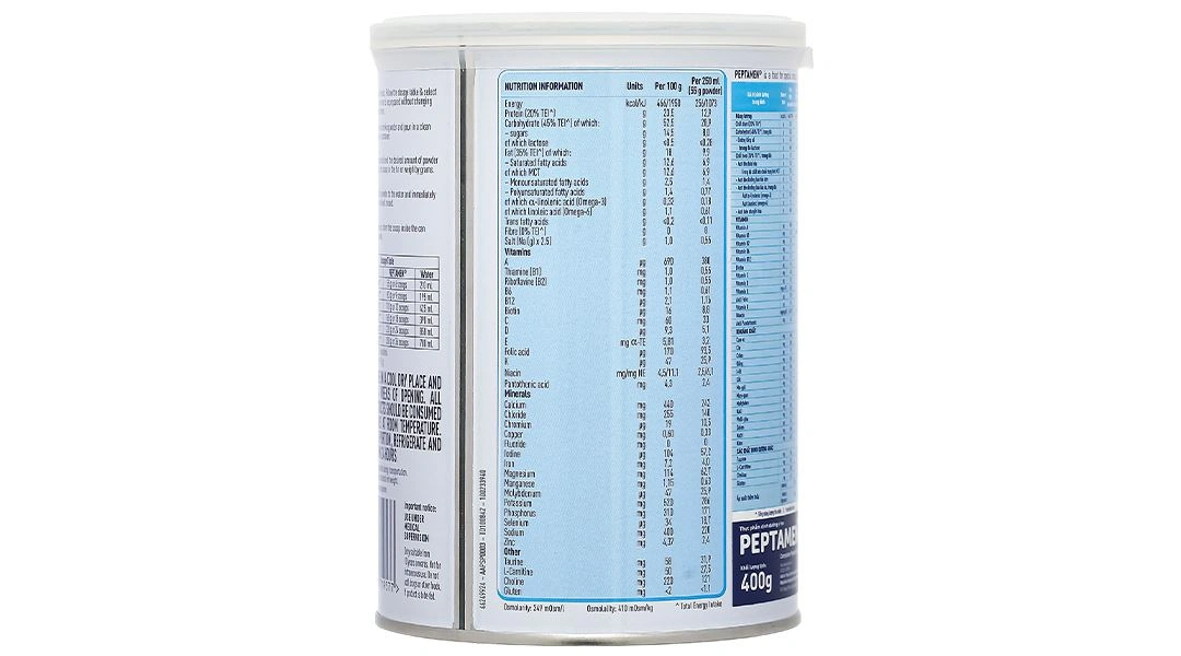 Sữa bột Peptamen dành cho người kém hấp thu dưỡng chất lon 400g - 2