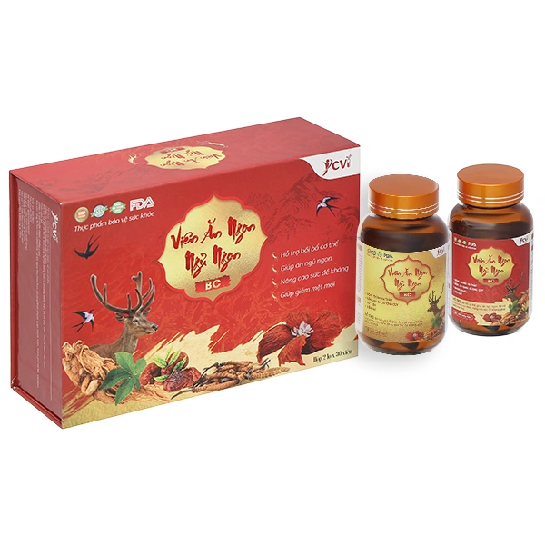 Thực phẩm bảo vệ sức khỏe Viên ăn ngon ngủ ngon BC