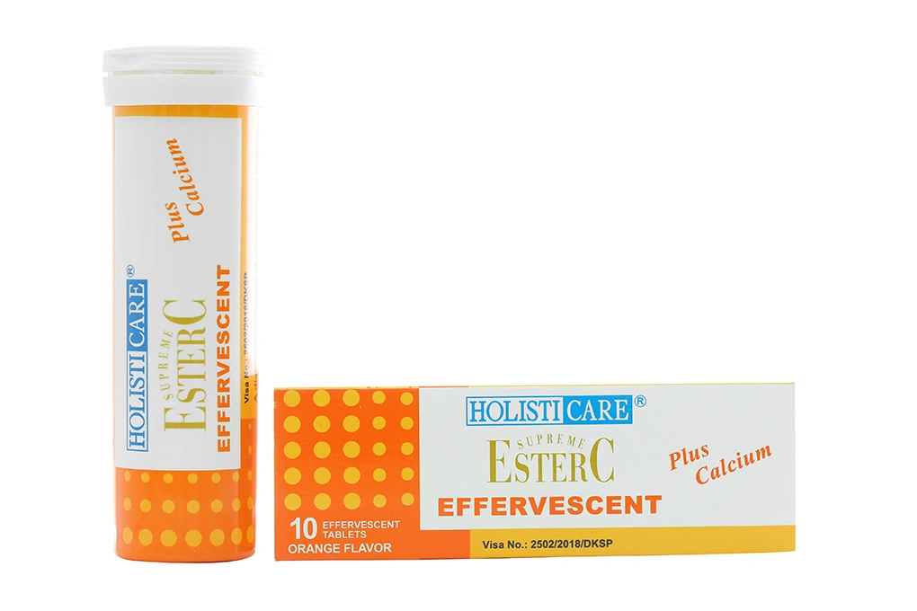 Viên Sủi Ester C Vị Cam tuýp 10 viên - 1