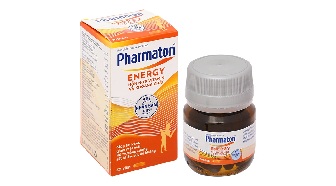 Pharmaton Energy hỗ trợ tăng cường sức khỏe, sức đề kháng lọ 30 viên - 11