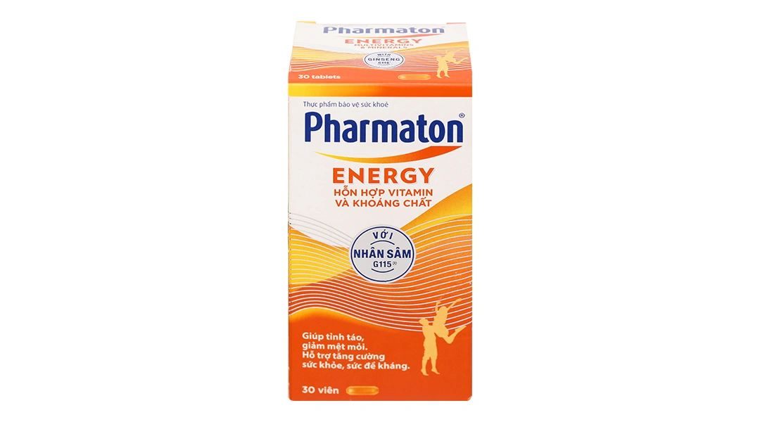 Pharmaton Energy hỗ trợ tăng cường sức khỏe, sức đề kháng lọ 30 viên - 12
