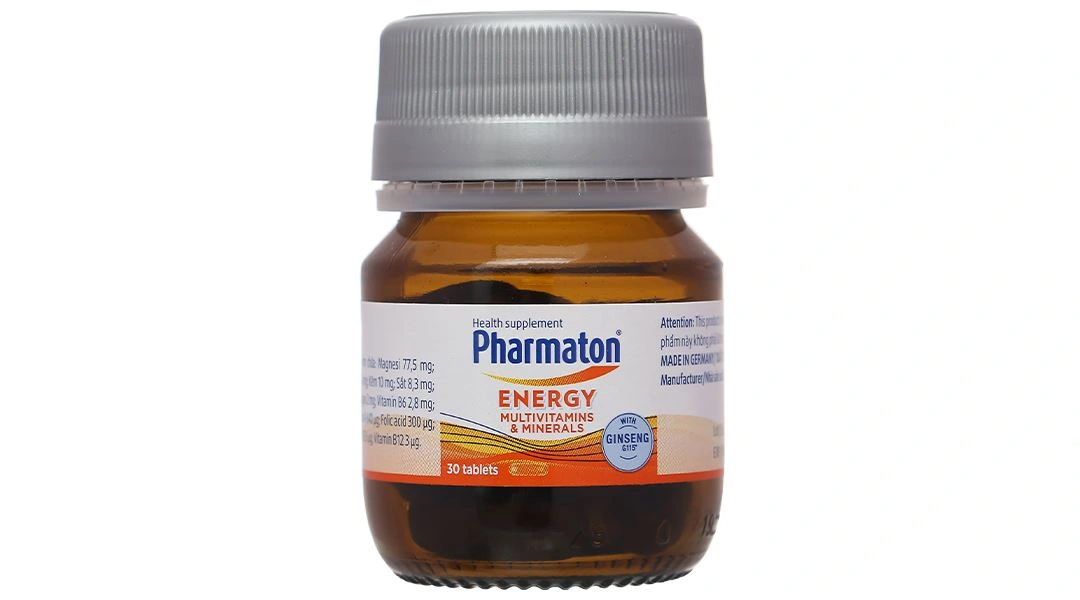 Pharmaton Energy hỗ trợ tăng cường sức khỏe, sức đề kháng lọ 30 viên - 9