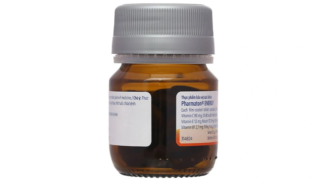 Pharmaton Energy hỗ trợ tăng cường sức khỏe, sức đề kháng lọ 30 viên - 10