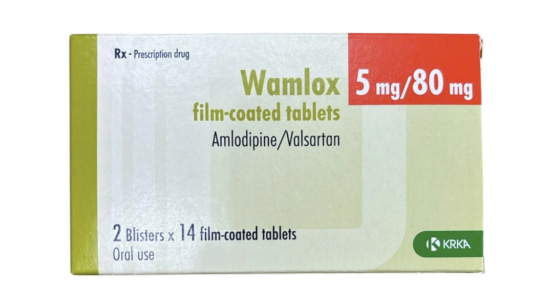 Wamlox 5mg/80mg trị tăng huyết áp vô căn (4 vỉ x 7 viên) - 1