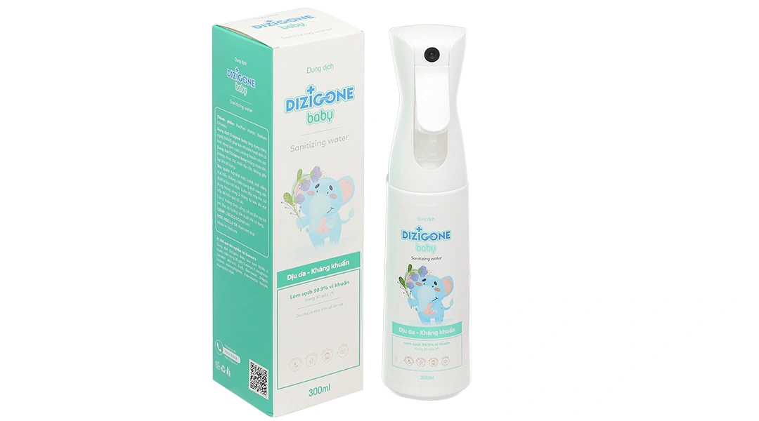Xịt kháng khuẩn Dizigone Baby chai 300ml - 