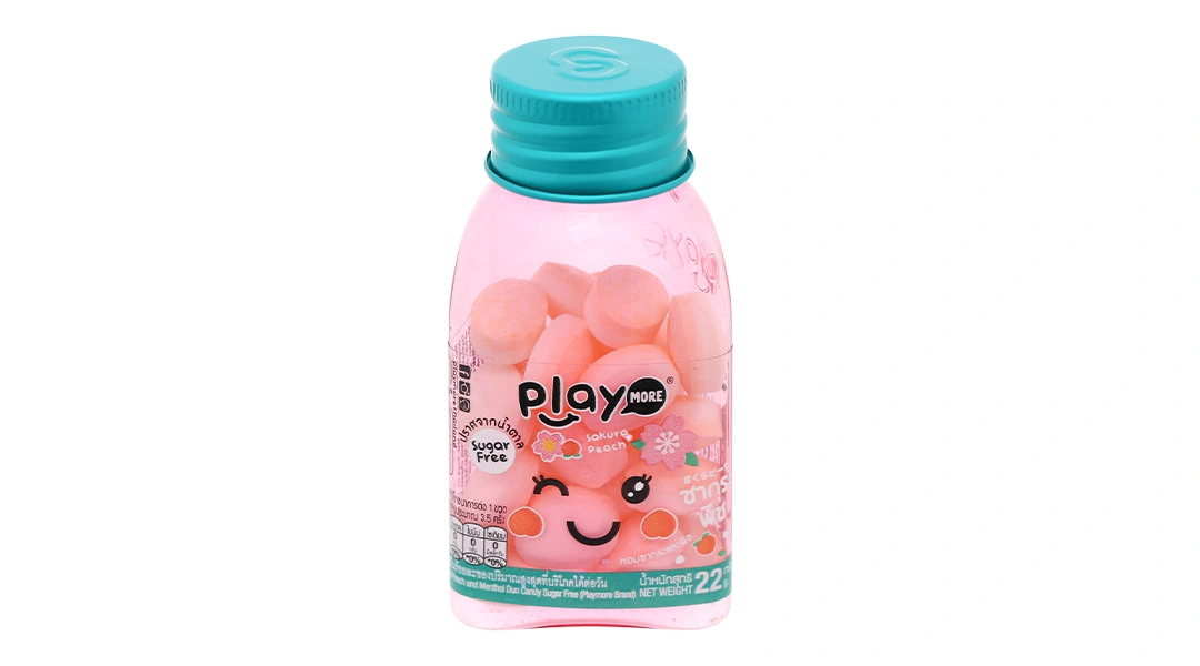 Kẹo The Vị Dưa Hấu Playmore hũ 22g - 5