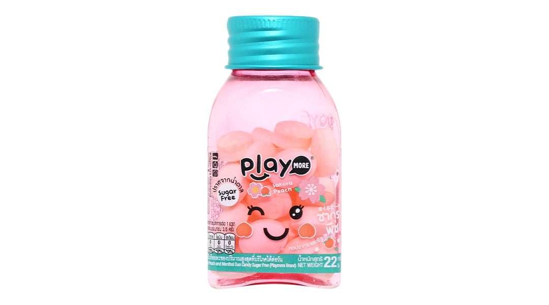 Kẹo The Vị Dưa Hấu Playmore hũ 22g - 6