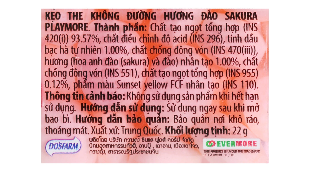 Kẹo The Vị Dưa Hấu Playmore hũ 22g - 9