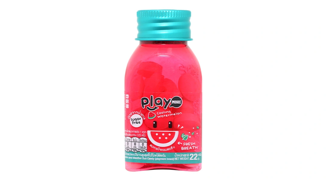 Kẹo The Vị Dưa Hấu Playmore hũ 22g - 1