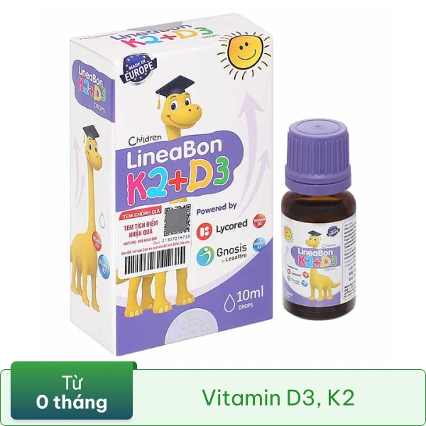 LineaBon K2 + D3 hỗ trợ giảm nguy cơ loãng xương