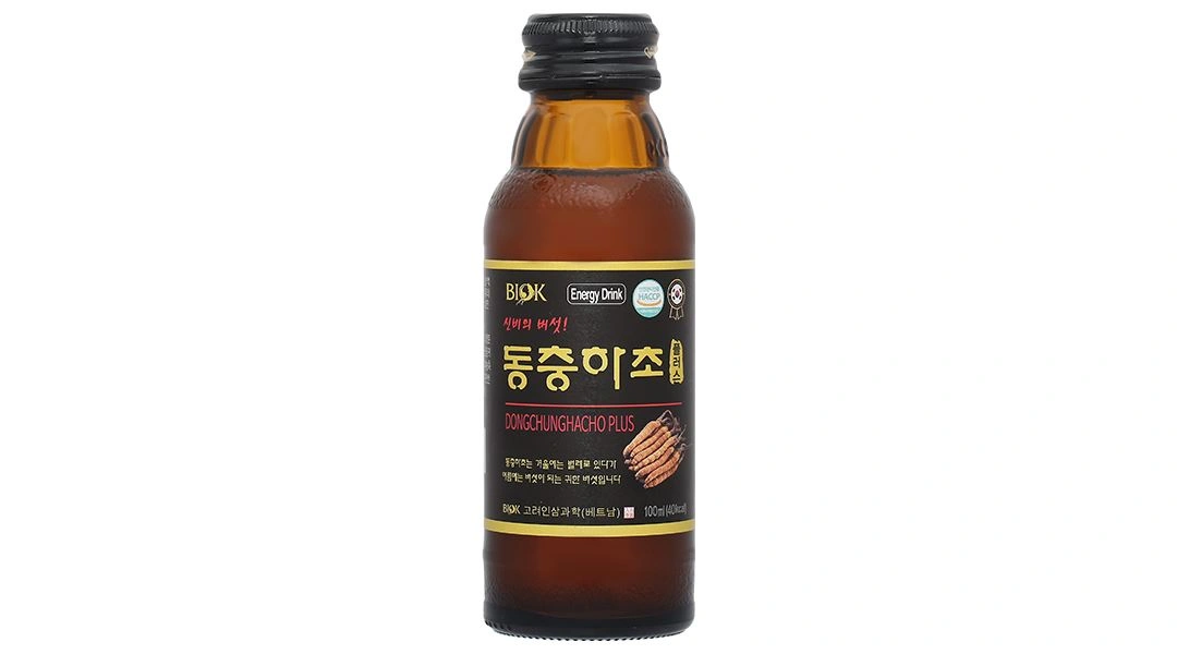 Nước đông trùng hạ thảo BIOK Dongchunghacho Plus hộp 10 chai x 100ml - 7