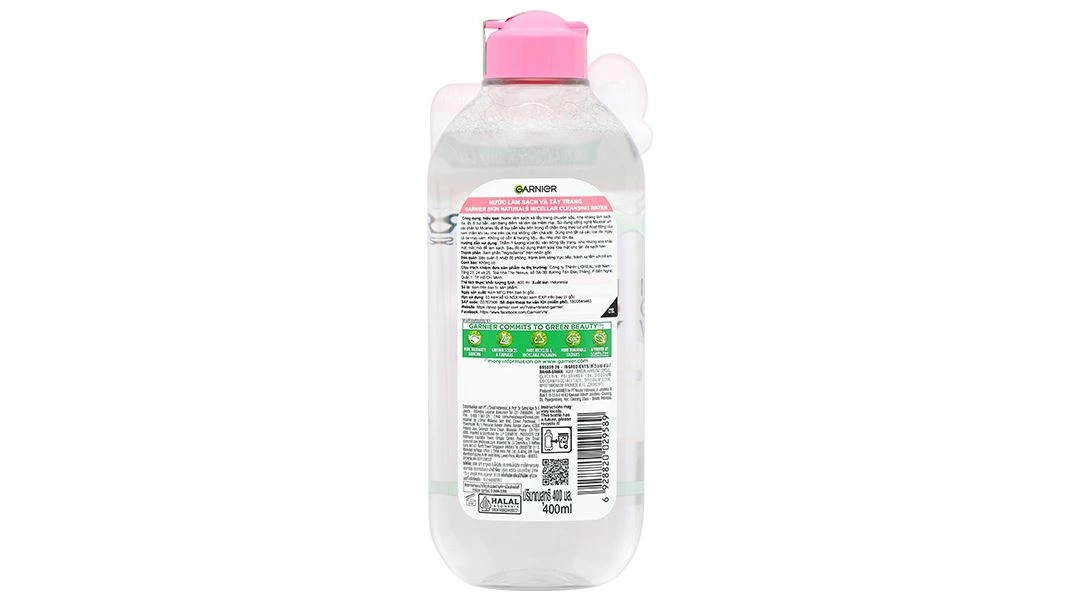 Nước tẩy trang Garnier All in 1 giúp làm sạch sâu, dịu nhẹ cho da nhạy cảm chai 400ml - 1
