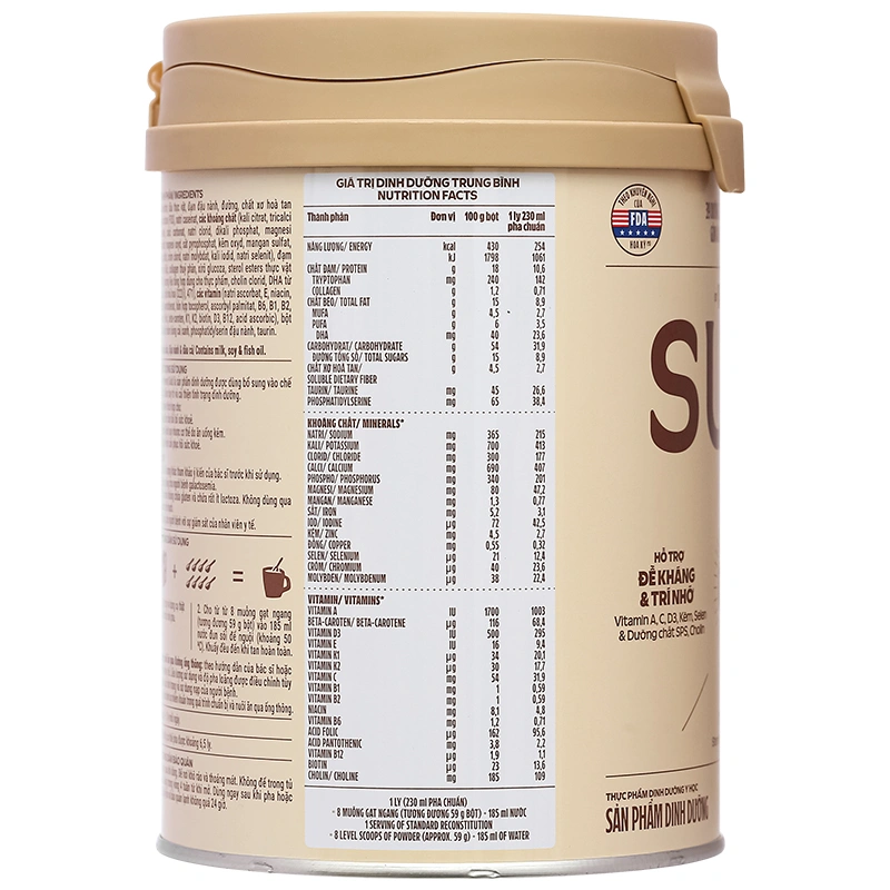 Thực phẩm dinh dưỡng y học: Sản phẩm dinh dưỡng - Sure Prevent Gold - 4