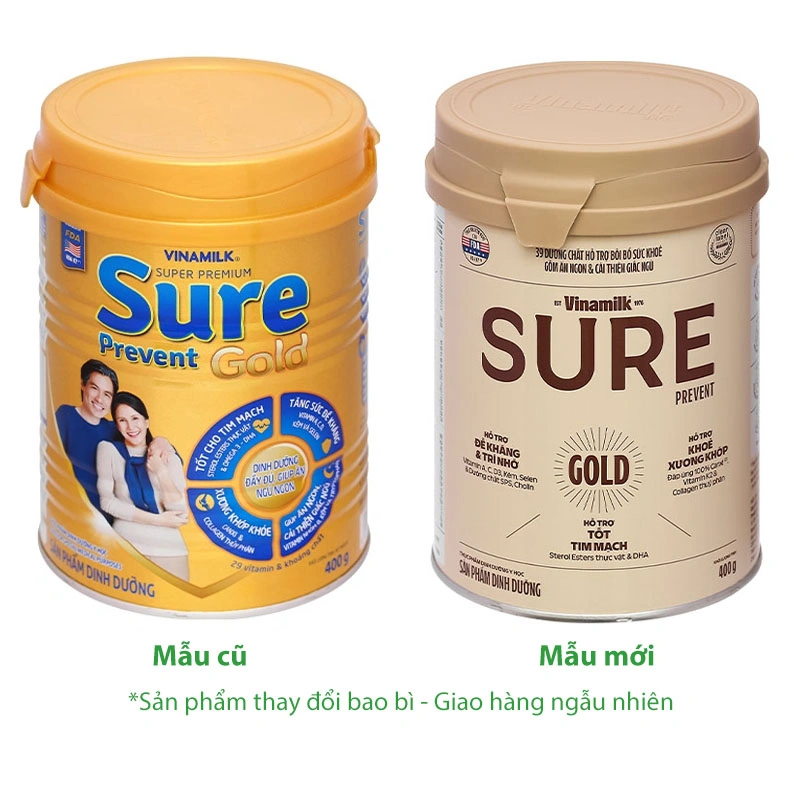 Thực phẩm dinh dưỡng y học: Sản phẩm dinh dưỡng - Sure Prevent Gold - 