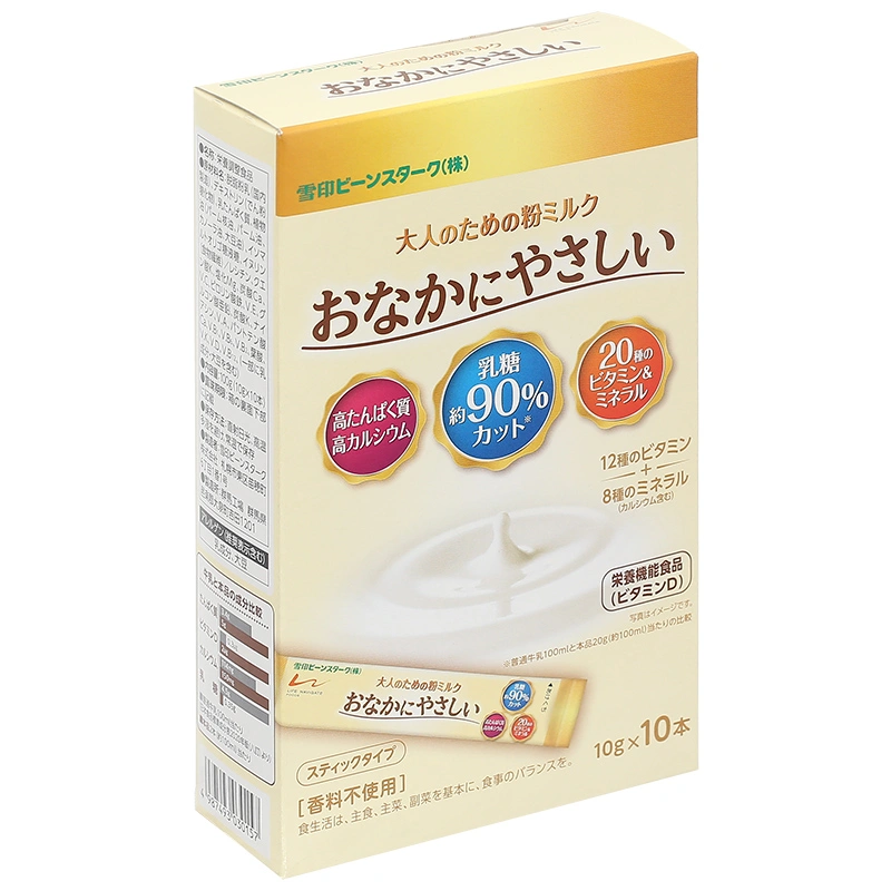 Thực phẩm bổ sung: Sữa dinh dưỡng Bean Stalk dành cho người lớn Onaka Ni Yasashi - 