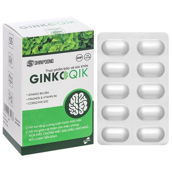 Thực phẩm bảo vệ sức khỏe GinkgoQik