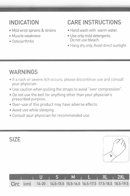 Bao đeo cổ tay Dr. Med DR-W011 size S - 27