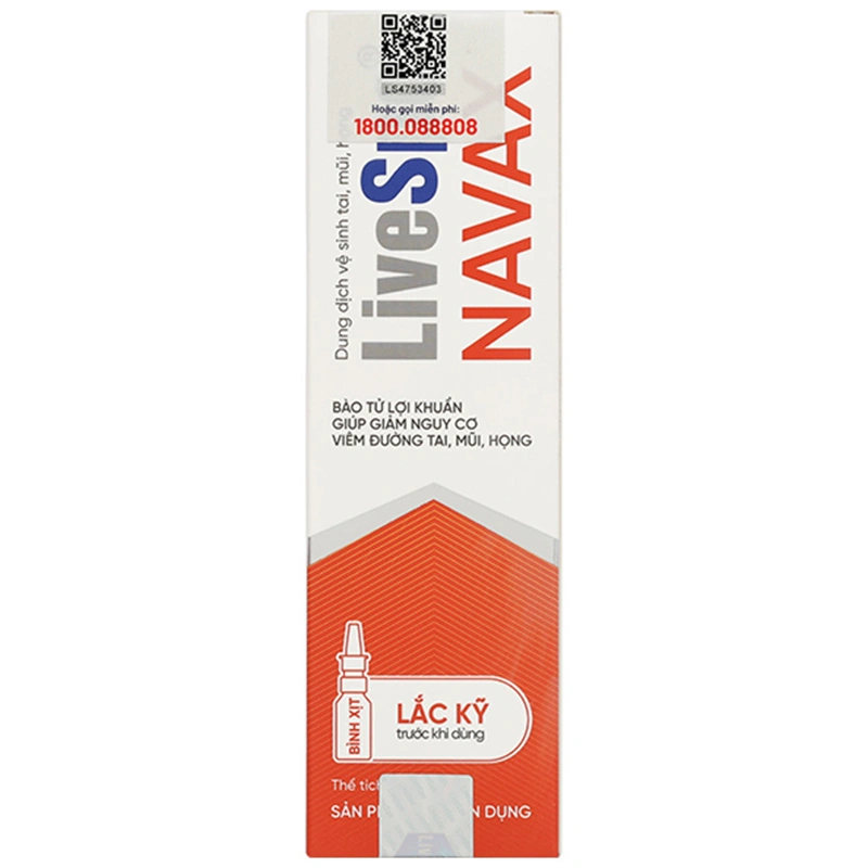 Dung dịch LiveSpo Navax giúp giảm nguy cơ viêm đường tai, mũi, họng chai 20ml - 3