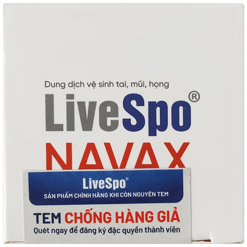 Dung dịch LiveSpo Navax giúp giảm nguy cơ viêm đường tai, mũi, họng chai 20ml - 6