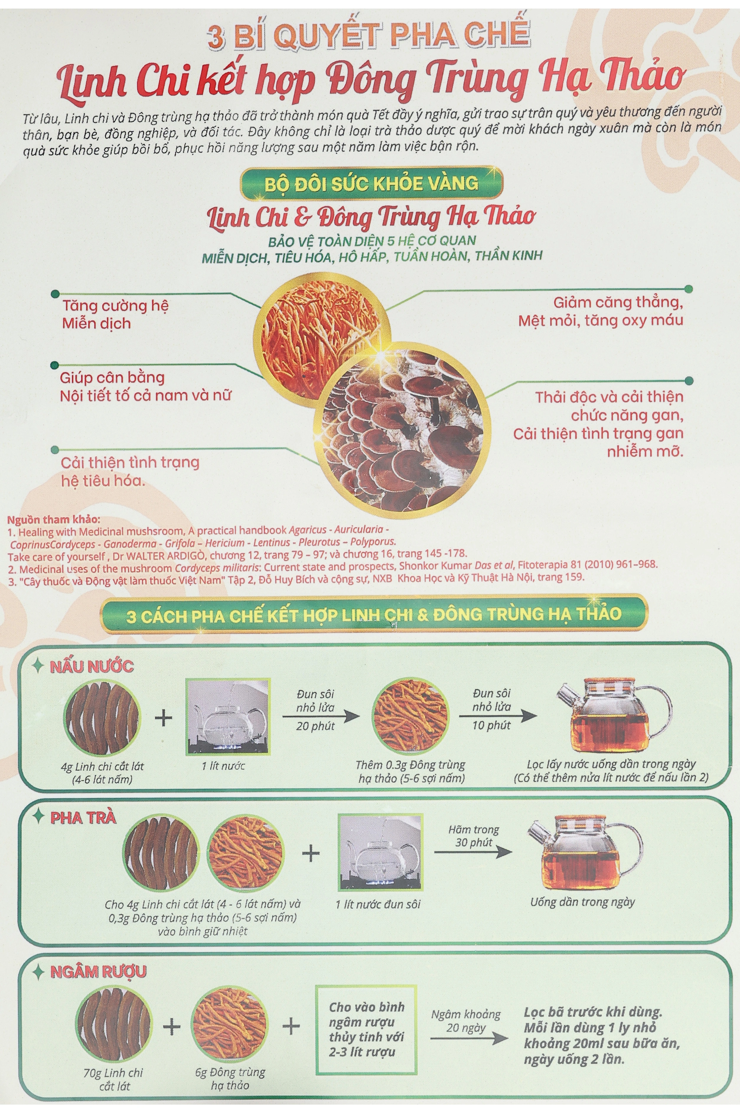 Combo Linh Chi và Đông Trùng Hạ Thảo Domesco - 12