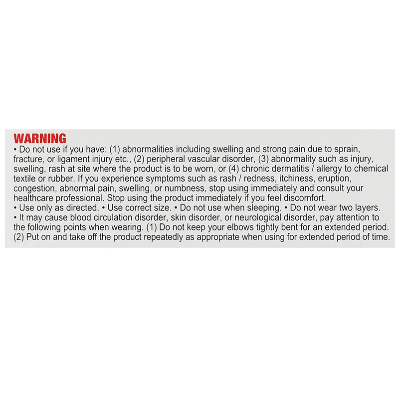 Đai bó ống tay Vantelin Compression Wear màu đen size M-L - 5