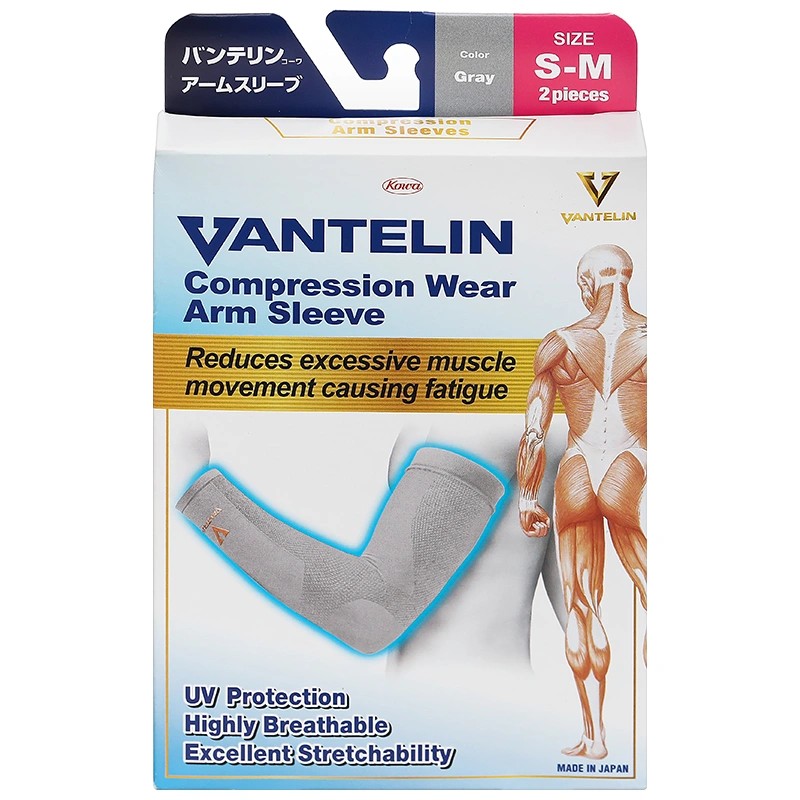Đai bó ống tay Vantelin Compression Wear màu xám size S-M - 1