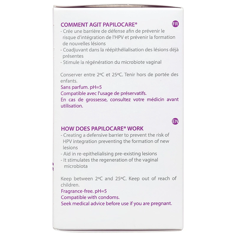 Gel âm đạo Papilocare hộp 21 tuýp x 5ml - 4