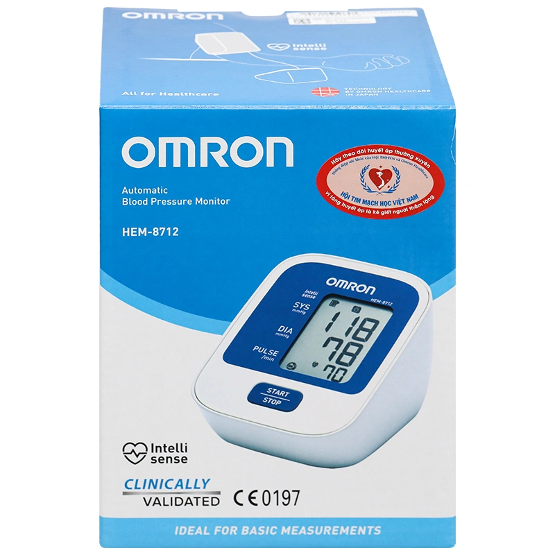 Máy đo huyết áp bắp tay Omron HEM-8712 - 6