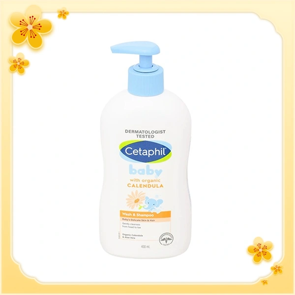 Sữa tắm gội cho bé Cetaphil chiết xuất hoa cúc hữu cơ