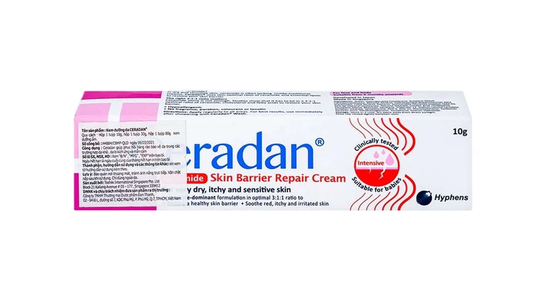 Kem dưỡng ẩm Ceradan Skin Barrier Repairphục hồi, bảo vệ da tuýp 30g - 9