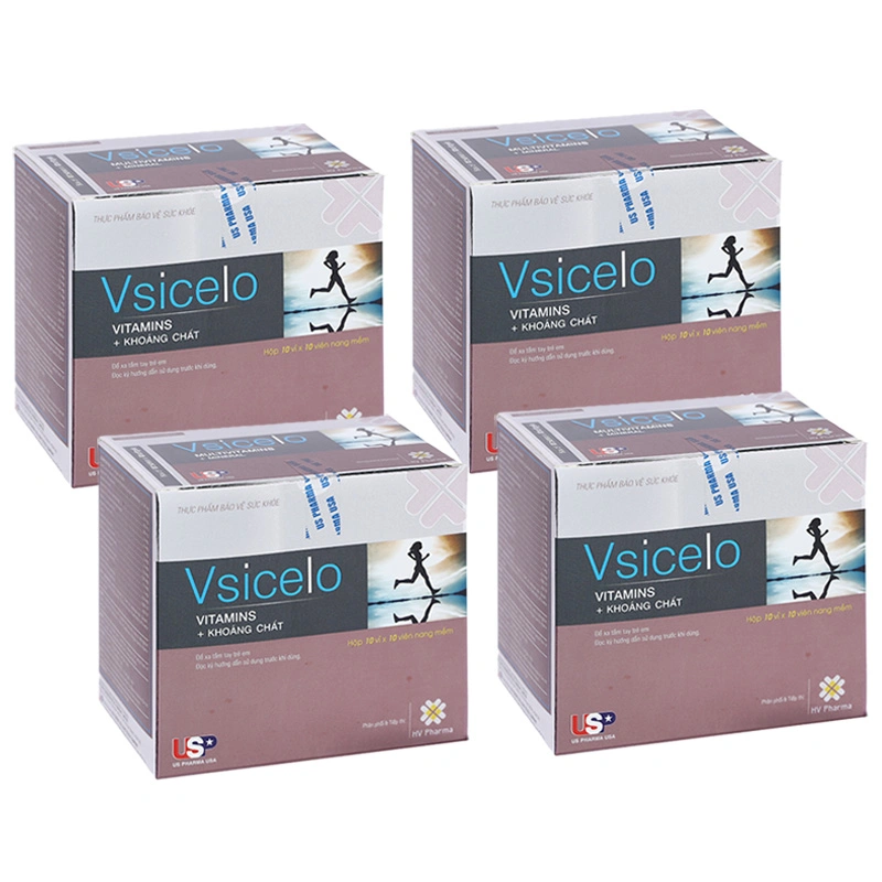 Combo 4 hộp Vsicelo hộp 100 viên - 