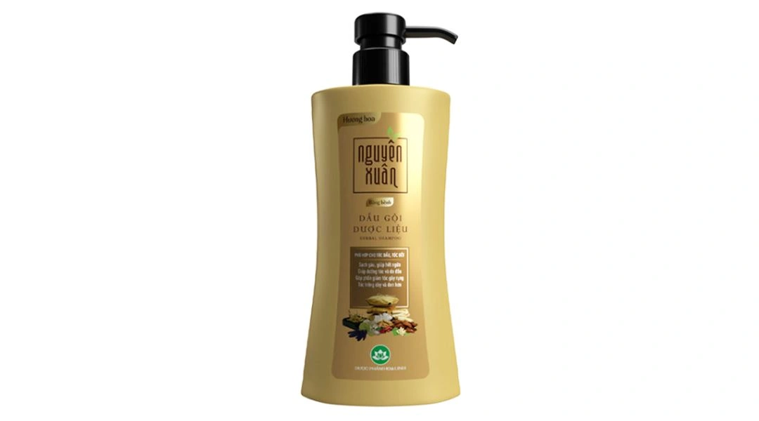 Dầu gội dược liệu Nguyên Xuân bồng bềnh hương hoa chai 350ml - 1