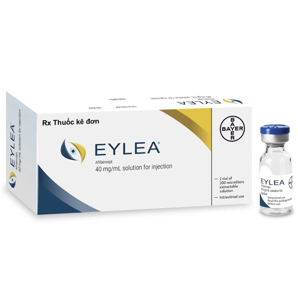 Dung dịch tiêm Eylea 40mg/ml điều trị phù hoàng điểm và tắc tĩnh mạch võng mạc