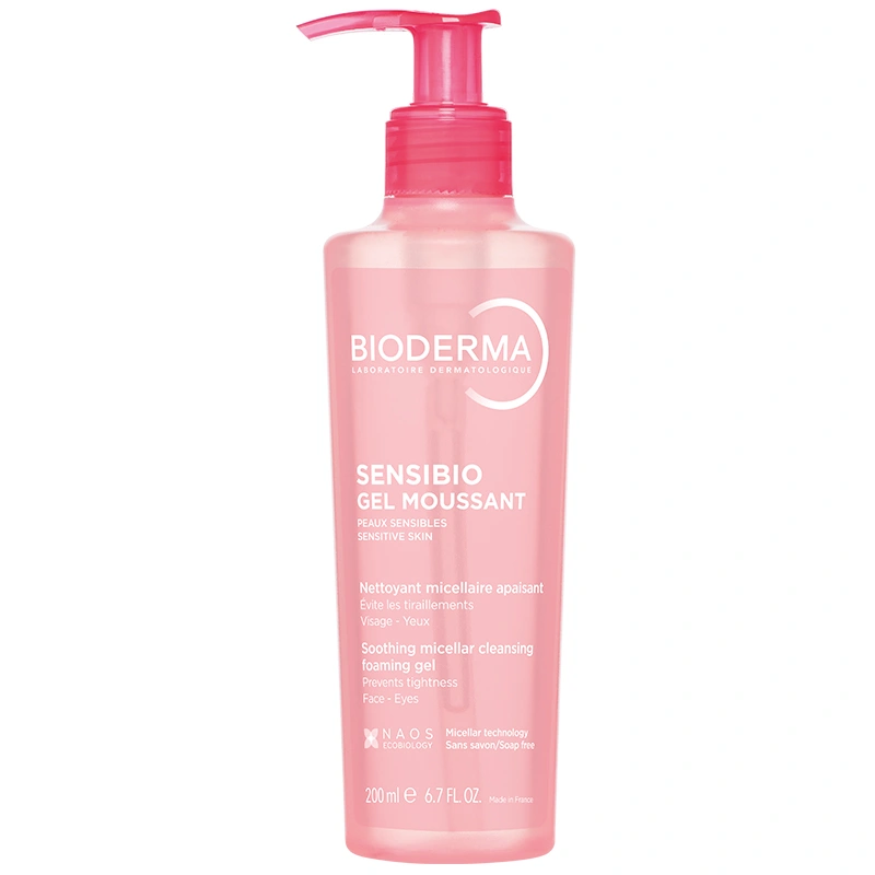 Gel rửa mặt Bioderma Sensibio Gel Moussant làm sạch, cấp ẩm cho da nhạy cảm chai 200ml - 1