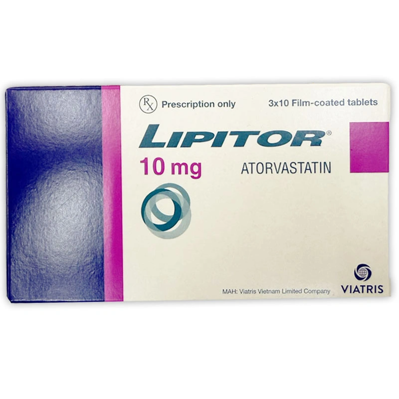 Lipitor 10mg trị rối loạn mỡ máu (3 vỉ x 10 viên) - 2