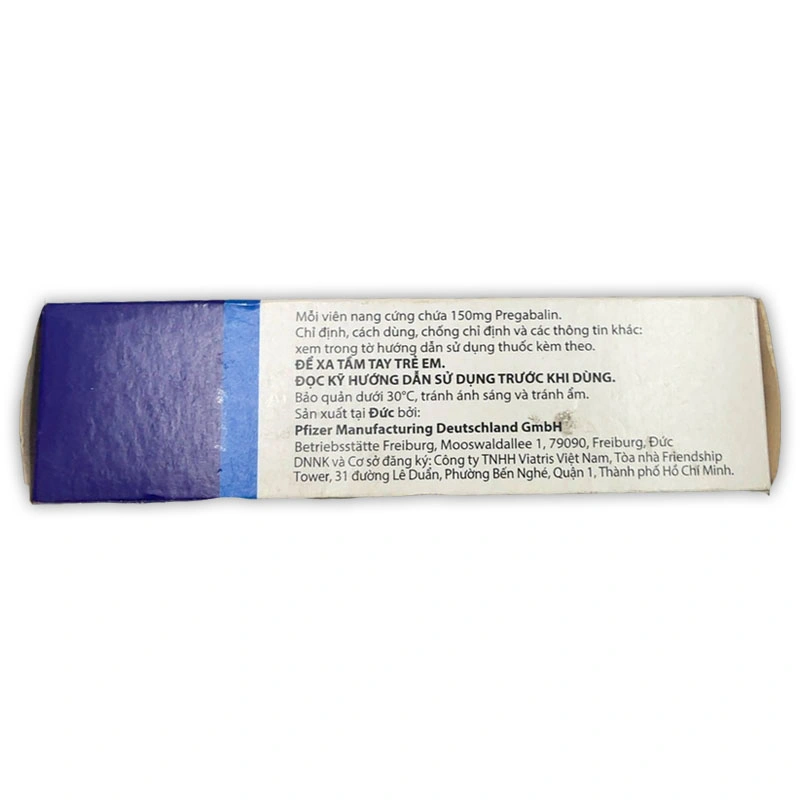Lyrica 150mg trị động kinh, đau dây thần kinh (4 vỉ x 14 viên) - 2