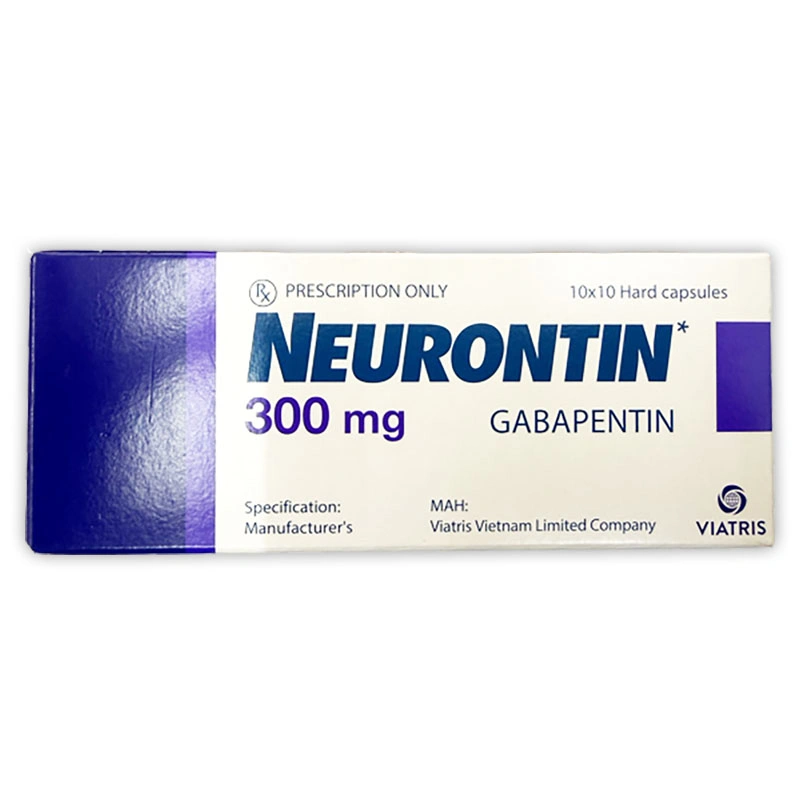Neurontin 300mg trị động kinh, đau dây thần kinh (10 vỉ x 10 viên) - 2