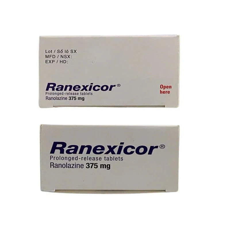 Ranexicor 375mg phối hợp điều trị triệu chứng đau thắt ngực ổn định (2 vỉ x 15 viên) - 3