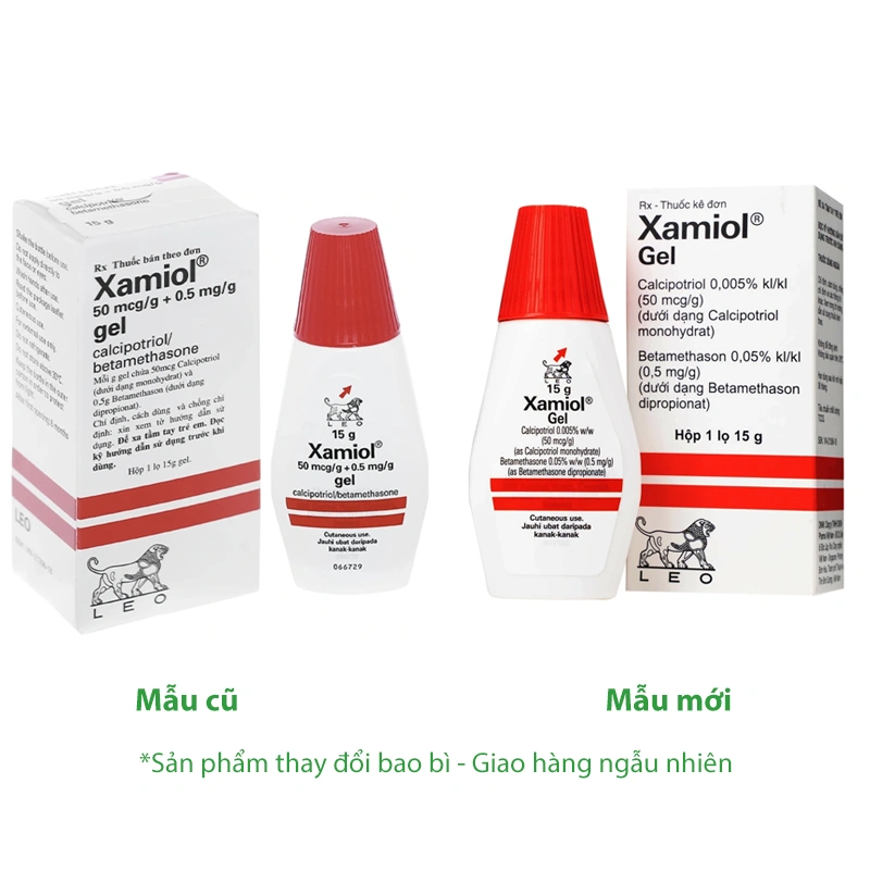 Gel bôi Xamiol trị vảy nến chai 15g - 