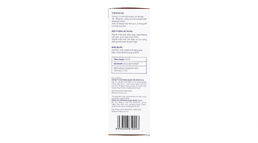 Thực phẩm bảo vệ sức khỏe An Tâm Ngủ Ngon Kawa - 3