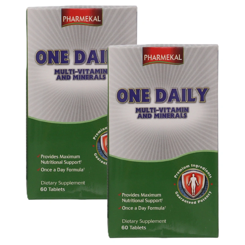Combo 2 hộp One Daily Multivitamin Pharmekal hỗ trợ giúp bổ sung vitamin và khoáng chất hộp 60 viên - 
