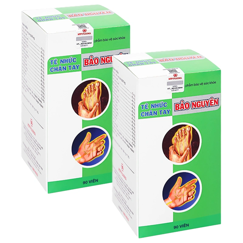 Combo 2 hộp viên uống tê nhức chân tay Bảo Nguyên hộp 90 viên - 