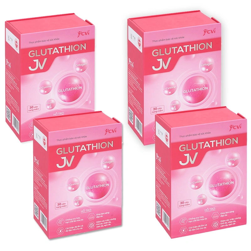 Combo 4 hộp Glutathion JV hộp 30 viên - 