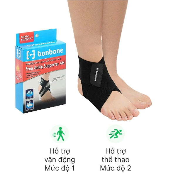 Đai cố định cổ chân Bonbone Free Supporter Am size S
