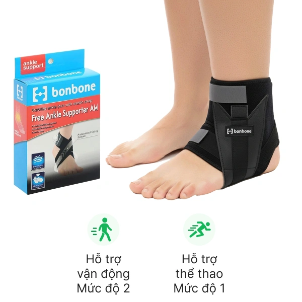 Đai mắt cá chân trái Bonbone Dragon Fly Ankle Brace size S