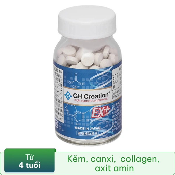 GH Creation EX+  hỗ trợ phát triển chiều cao
