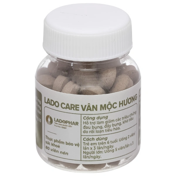 Lado Care Vân Mộc Hương lọ 80 viên