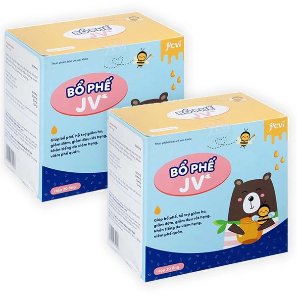 Combo 2 hộp Bổ Phế Jv 10ml hộp 20 ống - 